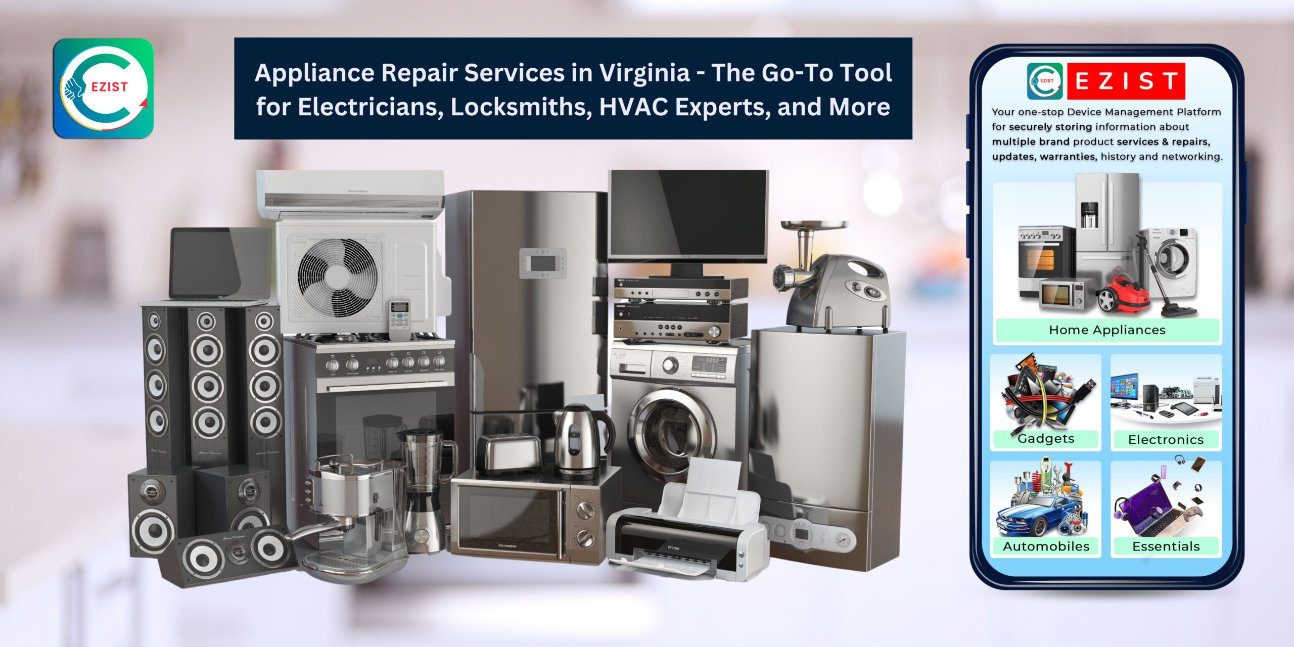 Appliance Repair Services in Virginia - The Go-To Tool for Electricians, Locksmiths, HVAC Experts