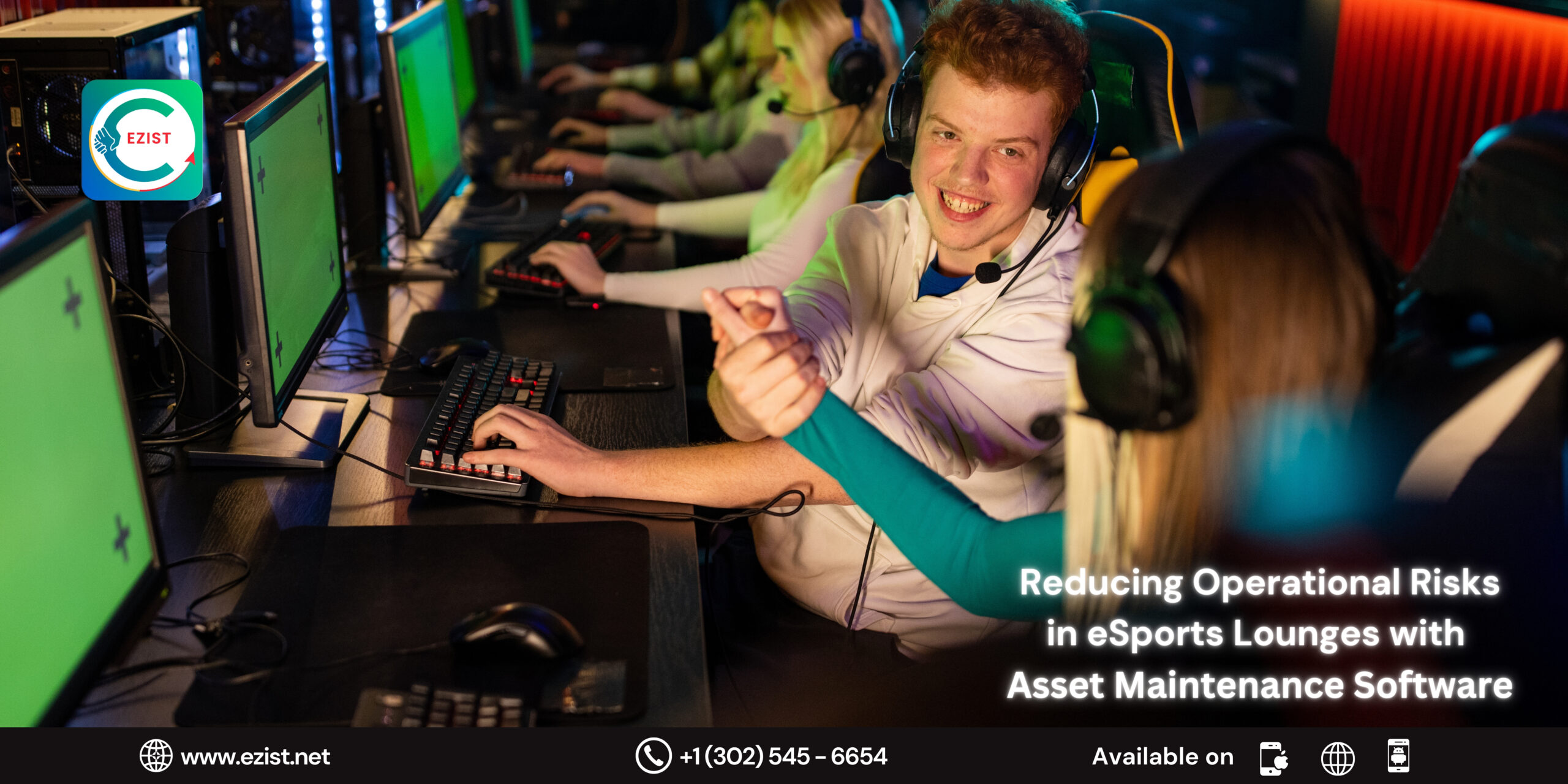 eSports Lounges with Asset Maintenance Software