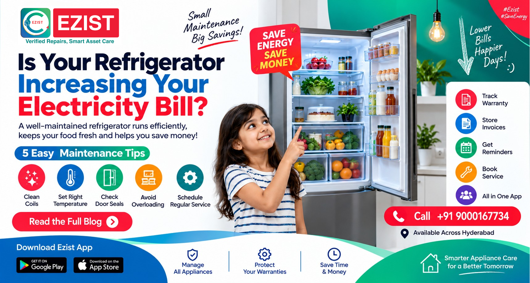 5 Refrigerator Maintenance Tips to Reduce Electricity Bills